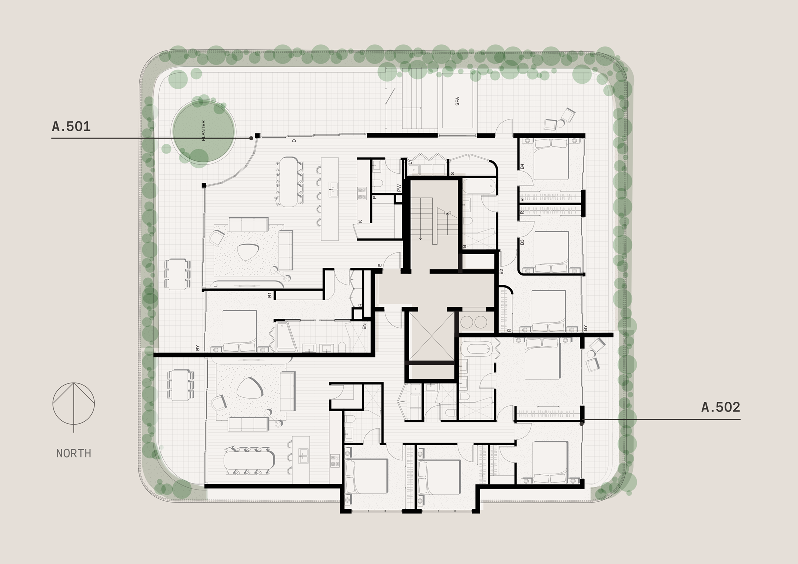 Solis Luxury Residences Penthouse Floorplan Building A